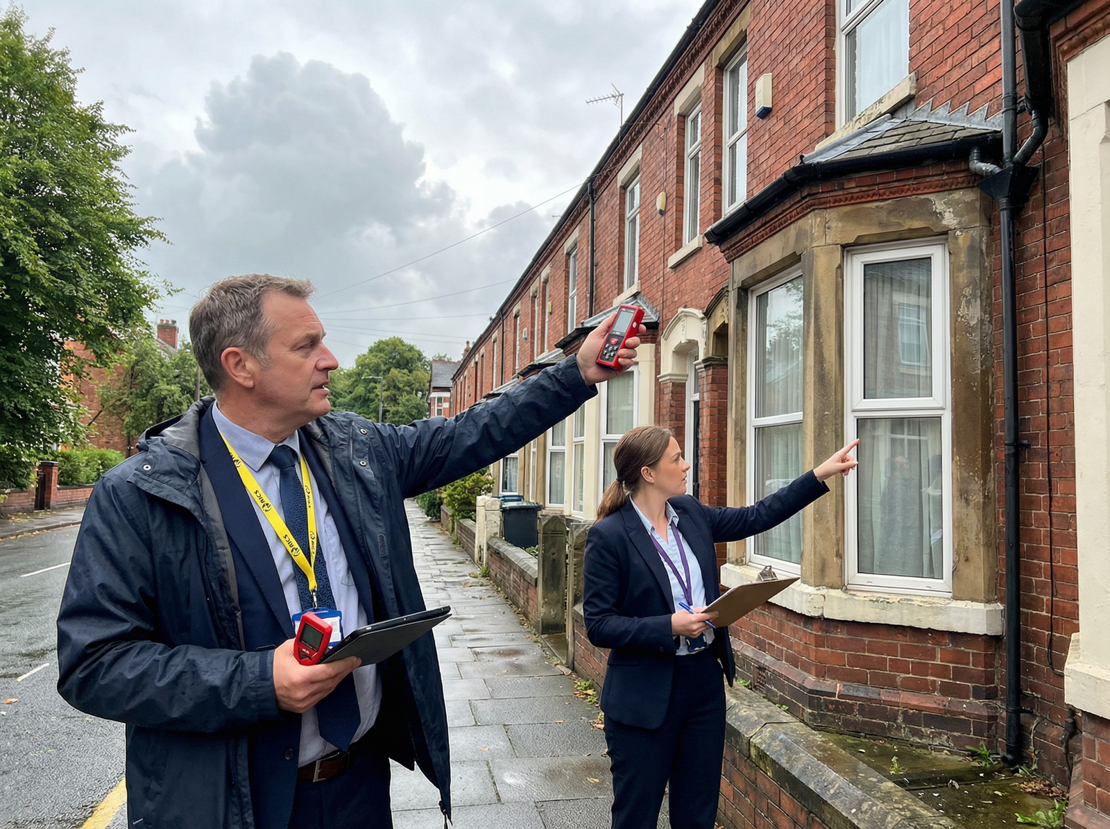 Chartered surveyor conducting Level 2 homebuyer survey in Essex